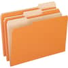 PFX15313ORA - 1/3 Tab Cut Legal Recycled Top Tab File Folder, 8 1/2" x 14", Top Tab Location, Assorted Tab Position, 11 pt., 1 Plys, Orange, Acid-free, 10% Recycled, 100 / Box