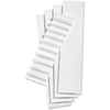 PFX242 - 1/5 Cut White File Folder Label Inserts, 5 Blank Tab(s), 5 Tab(s)/Set, 2" Tab Width, White Plastic Tab(s), 10% Recycled, 100 / Pack
