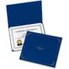 OXF29900235BGD - Letter Certificate Holder, 8 1/2" x 11", Linen, Dark Blue, Acid-free, 1 Pack