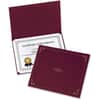 OXF29900585BGD - Letter Certificate Holder, 8 1/2" x 11", Linen, Burgundy, Acid-free, 1 Pack
