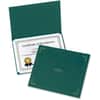 OXF29900605BGD - Letter Certificate Holder, 8 1/2" x 11", Linen, Hunter Green, Reinforced, Acid-free, 5 / Pack