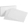 OXF40 - Plain Index Cards, 4" x 6", 85 lb Basis Weight, Sustainable Forestry Initiative (SFI), White, 100 / Pack