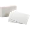 OXF41 - Top Quality Ruled Index Cards, 4" x 6", 85 lb Basis Weight, Sustainable Forestry Initiative (SFI), White, 100 / Pack