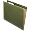PFX415213 - 1/3 Tab Cut Letter Recycled Hanging Folder, 8 1/2" x 11", Assorted Tab Position, 1 Plys, Standard Green, Reinforced, 10% Recycled, 25 / Box