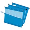 PFX415215BLU - 1/5 Tab Cut Letter Hanging Folder, 8 1/2" x 11", Blue, Reinforced, 10% Recycled, 25 / Box