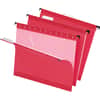 PFX415215RED - 1/5 Tab Cut Letter Hanging Folder, 8 1/2" x 11", Red, Reinforced, 10% Recycled, 25 / Box