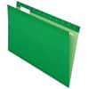 PFX415315BGR - 1/5 Tab Cut Legal Hanging Folder, 8 1/2" x 14", Bright Green, 25 / Box