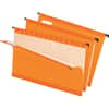 PFX415315ORA - 1/5 Tab Cut Legal Recycled Hanging Folder, 8 1/2" x 14", Orange, Reinforced, 10% Recycled, 25 / Box