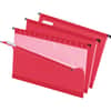 PFX415315RED - 1/5 Tab Cut Legal Recycled Hanging Folder, 8 1/2" x 14", Red, Reinforced, 10% Recycled, 25 / Box