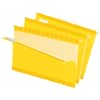 PFX415315YEL - 1/5 Tab Cut Legal Recycled Hanging Folder, 8 1/2" x 14", Yellow, Reinforced, 10% Recycled, 25 / Box
