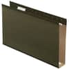 PFX4153X2 - Legal Recycled Hanging Folder, 2" Folder Capacity, 8 1/2" x 14", Pressboard, Standard Green, Reinforced Gusset, Acid-free, 10% Recycled, 25 / Box