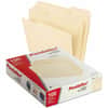 PFX421013 - 1/3 Tab Cut Letter Hanging Folder, 8 1/2" x 11", Top Tab Location, Assorted Tab Position, Manila, 100 / Box