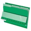 PFX421013BGR - 1/3 Tab Cut Letter Recycled Top Tab File Folder, 8 1/2" x 11", Top Tab Location, Assorted Tab Position, Green, 10% Recycled, 100 / Box
