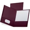 OXF53441 - Letter Recycled Pocket Folder, 8 1/2" x 11", 100 Sheets Capacity, 2 Pocket(s), Burgundy, 35% Recycled, 25 / Box