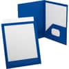 OXF57441 - ViewFolio Letter Pocket Folder, 8 1/2" x 11" , 9 1/2" x 11 5/8", 2 Pocket(s), Polypropylene, Blue, Wear Resistant, Water Proof, Die-cut, Durable, 1 Each