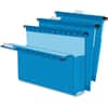 PFX59203 - SureHook Letter Recycled Hanging Folder, 8 1/2" x 11", 3" Expansion, Blue, Slip Resistant, Durable, 10% Recycled, 25 / Box