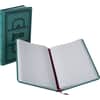 BOR66300R - Boorum 66 Series Blue Canvas Record Books, 300 Sheet(s), Thread Sewn, 7.62" x 12.12" Sheet Size, Blue, White Sheet(s), Blue, Red Print Color, Blue Cover, 1 Each