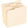 PFX74520 - 1/3 Tab Cut Letter Recycled Top Tab File Folder, 8 1/2" x 11", Top Tab Location, Assorted Tab Position, 11 pt., Manila, 100% Recycled, 100 / Box