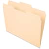 PFX752132 - Essentials 1/3 Tab Cut Letter Recycled Top Tab File Folder, 8 1/2" x 11", 3/4" Expansion, Top Tab Location, Center Tab Position, 11 pt., 1 Plys, Manila, Manila, Corner, 10% Recycled, 100 / Box