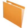 PFX81607 - Essentials 1/5 Tab Cut Letter Recycled Hanging Folder, 8 1/2" x 11", Orange, 100% Recycled, 25 / Box