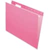PFX81609 - 1/5 Tab Cut Letter Recycled Hanging Folder, 8 1/2" x 11", Pink, 100% Recycled, 25 / Box