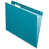PFX81614 - Essentials 1/5 Tab Cut Letter Recycled Hanging Folder, 8 1/2" x 11", Teal, 100% Recycled, 25 / Box