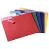 PFX84370 - 1/3 Tab Cut Letter Recycled Top Tab File Folder, 8 1/2" x 11", Top Tab Location, Assorted Tab Position, 11 pt., Assorted, 10% Recycled, 30 / Pack