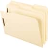 PFXFM213 - 1/3 Tab Cut Letter Recycled Top Tab File Folder, 8 1/2" x 11", 2 Fastener(s), 2" for Folder, Top Tab Location, Assorted Tab Position, 11 pt., Manila, Manila