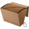 PFXK17AOX - Essentials Letter Expanding File, 8 1/2" x 11", 7/8" Expansion, 21 Pocket, Kraft, Tyvek, Brown, Reinforced Gusset, Elastic Closure, 0% Recycled, 1 Each