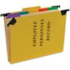 PFXSER2YEL - 1/3 Tab Cut Hanging Folder, 9 1/2" x 11 3/4", 2" Expansion, 1" for Folder, 5 Divider, 20 pt., Pressguard, Yellow, Tab Divider, Moisture Resistant, Reinforced Gusset, Rip Resistant, 1 Each