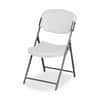 ICE64003 - Rough 'N Ready Folding Chair, Platinum Seat Color, Polyethylene Seat Material, Steel Frame Material, Platinum, 1 Each