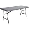 ICE65227 - IndestrucTable TOO 1200 Series Folding Table, Rectangle Top, Round Leg Base, Contemporary Style, 1200 lb Capacity