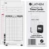 LTHE7100 - 7000E Double-Sided Time Cards, 100 Sheet(s), White, White Sheet(s), 100 / Pack
