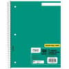 MEA06622 - One-subject Spiral Notebook, 100 Sheets, Spiral, College Ruled Front Ruling, 8" x 10 1/2" Sheet Size x 8" Width x 10.5" Length, White Paper, Back Board, 1 Each