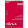 MEA43080 - Spell-Write Steno Book, 80 Sheets, Wire Bound, 6" x 9" Sheet Size, Green Paper, Cardboard Cover, 1 Each