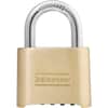 MLK175D - Resettable Combination Padlock, 2" Wide, Brass