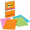 MMM5845SSUC - Super Sticky Lined Notes - Energy Boost Color Collection, 180, 5" Flag/Note Width x 8" Flag/Note Length, Rectangle, 45 Sheets per Pad, Ruled, Vital Orange, Tropical Pink, Blue Paradise, Limeade, Paper
