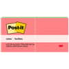 MMM6306AN - Lined Notes - Poptimistic Color Collection, 600, 3" Flag/Note Width x 3" Flag/Note Length, Square, 100 Sheets per Pad, Ruled, Pink, Blue, Green, Paper, Self-adhesive, Repositionable, 6 / Pack