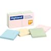 MMM6549A - Self-Sticking Notepads, 1200, 3" Flag/Note Width x 3" Flag/Note Length, Square, 100 Sheets per Pad, Unruled, Assorted Pastel, Paper, Self-adhesive, Repositionable, Removable, 1 Pack