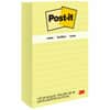 MMM6605PK - Lined Notes, 500, 4" Flag/Note Width x 6" Flag/Note Length, Rectangle, 100 Sheets per Pad, Ruled, Yellow, Paper, Self-adhesive, Repositionable, 1 Pack