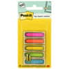 MMM684ARR2 - Arrow Flags in On-the-Go Dispenser - Bright Colors, 20 x Blue, 20 x Green, 20 x Pink, 20 x Purple, 20 x Yellow, 1/2" Flag/Note Width x 1 3/4" Flag/Note Length, Arrow, Rectangle, Unruled