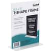 NUD38020 - Sign Holder, Holds 8.50" x 11" Insert, Vertical, Plastic, Clear, 1 Each