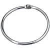 OIC99701 - Loose-Leaf Book Rings, 1" Diameter, Silver, Metal, 100 / Box