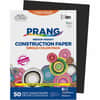 PAC6303 - Construction Paper, Multipurpose, 9" Width x 12" Length, Black, 1 Pack