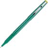 PIL11010 - Marker Pens, 0.3 mm Extra Fine Pen Point, Green Ink, Green Plastic Barrel, Metal Tip, Writing, 1 Dozen