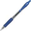 PIL31003 - Premium Gel Ink Retractable Pen, 0.5 mm Extra Fine Pen Point, Refillable, Retractable, Blue Ink, Gel-based, Translucent Barrel, 1 Dozen