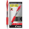 PIL31004 - Premium Gel Ink Retractable Pens, 0.5 mm Extra Fine Pen Point, Refillable, Retractable, Red Ink, Gel-based, 1 Dozen