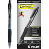 PIL31020 - Premium Gel Ink Retractable Pen, 0.7 mm Fine Pen Point, Refillable, Retractable, Black Ink, Gel-based, Clear Barrel, 1 Dozen