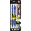 PIL31032 - Retractable Gel Ink Pen, 0.7 mm Fine Pen Point, Refillable, Retractable, Blue Ink, Gel-based, Translucent Barrel, 2 / Pack