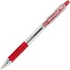 PIL32212 - Retractable Ballpoint Pens, 0.7 mm Fine Pen Point, Refillable, Retractable, Red Ink, Clear Barrel, 1 Dozen